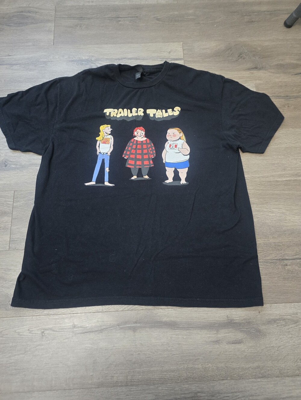 Trailer Tales Graphic Short Sleeve Tee Size XL Fun Streetwear